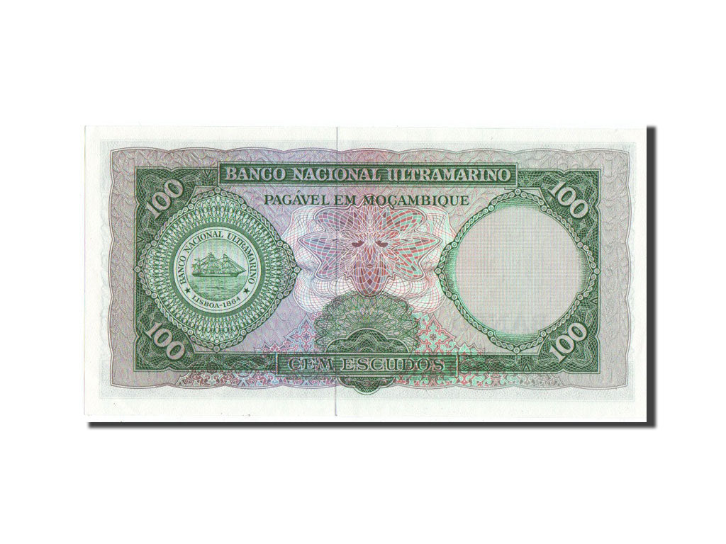 Banknot, Mozambik, 100 Escudos, 1961, UNC(63)