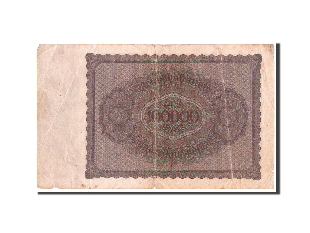 Banknot, Niemcy, 100,000 Mark, 1923, VF(30-35)