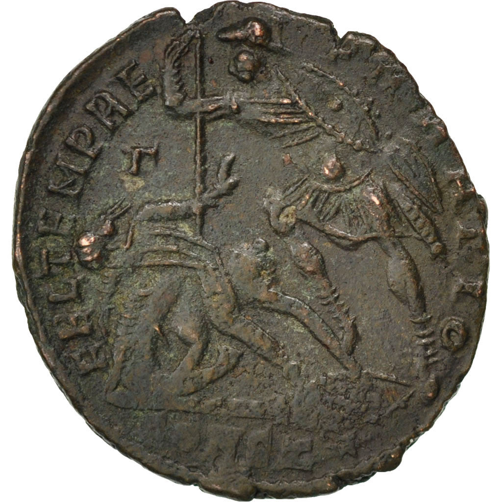 Coin, Constantius II, Centenionalis, Constantinople, AU(50-53), Bronze, RIC:81