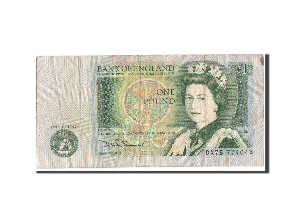 Geldschein, Großbritannien, 1 Pound, S