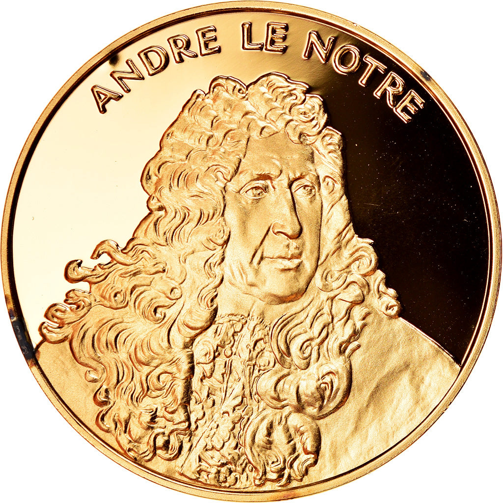 Frankreich, Medaille, Andre Le Notre, La France du Roi Soleil, UNZ, Vermeil