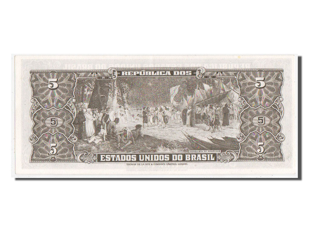 Banconote, Brasile, 5 Cruzeiros, SPL