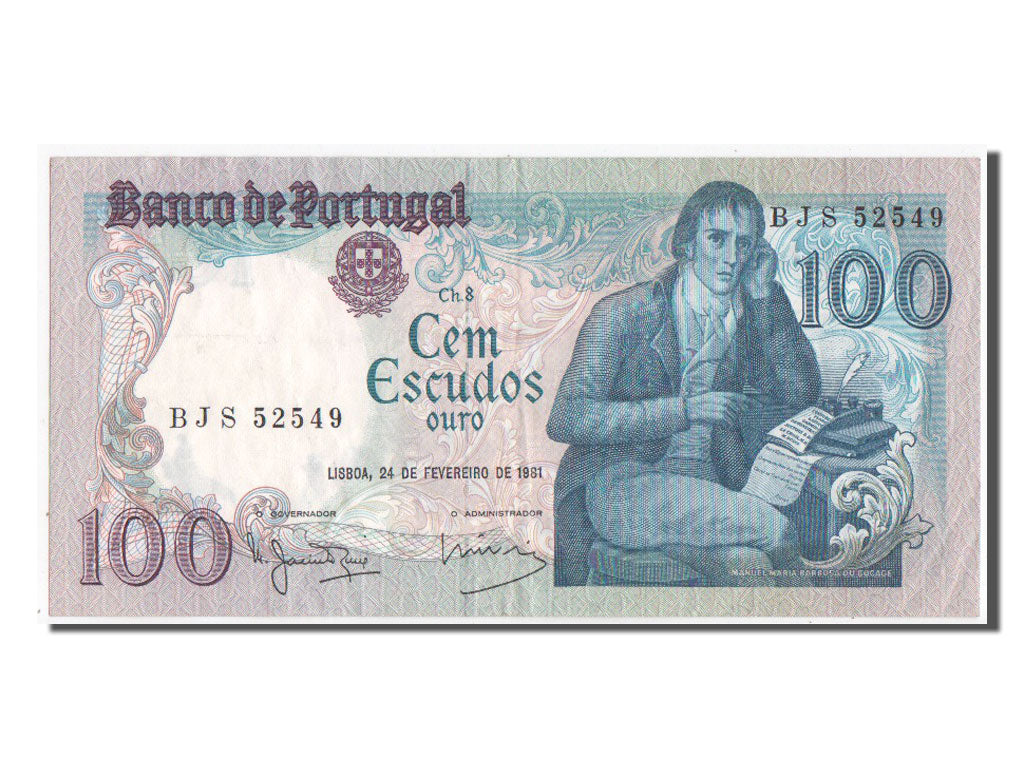 Billet, Portugal, 100 Escudos, 1981, TTB