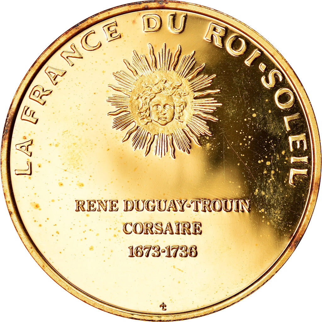 France, Medal, Rene Duguay-Trouin, La France du Roi Soleil, MS(63), Vermeil