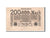 Billet, Allemagne, 200,000 Mark, 1923, TTB