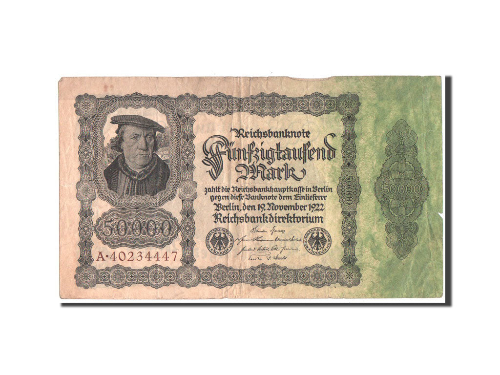 Banknote, Germany, 50,000 Mark, 1922, VF(20-25)