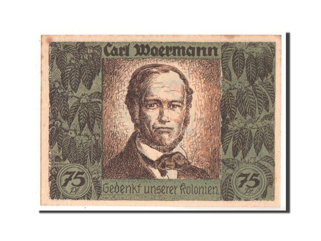 Banknote, Germany, Berlin Stadt, 75 Pfennig, 1921, AU(55-58), Mehl:88.3