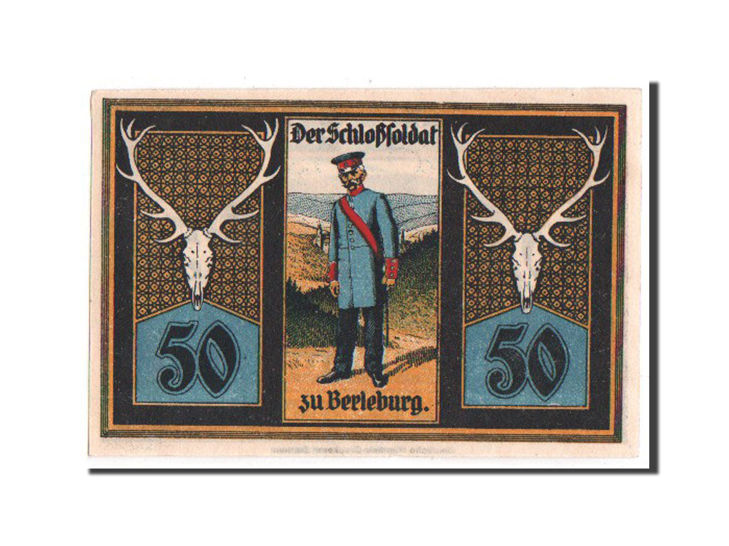 Banknote, Germany, Berleburg Stadt, 50 Pfennig, 1921, UNC(65-70), Mehl:80.1