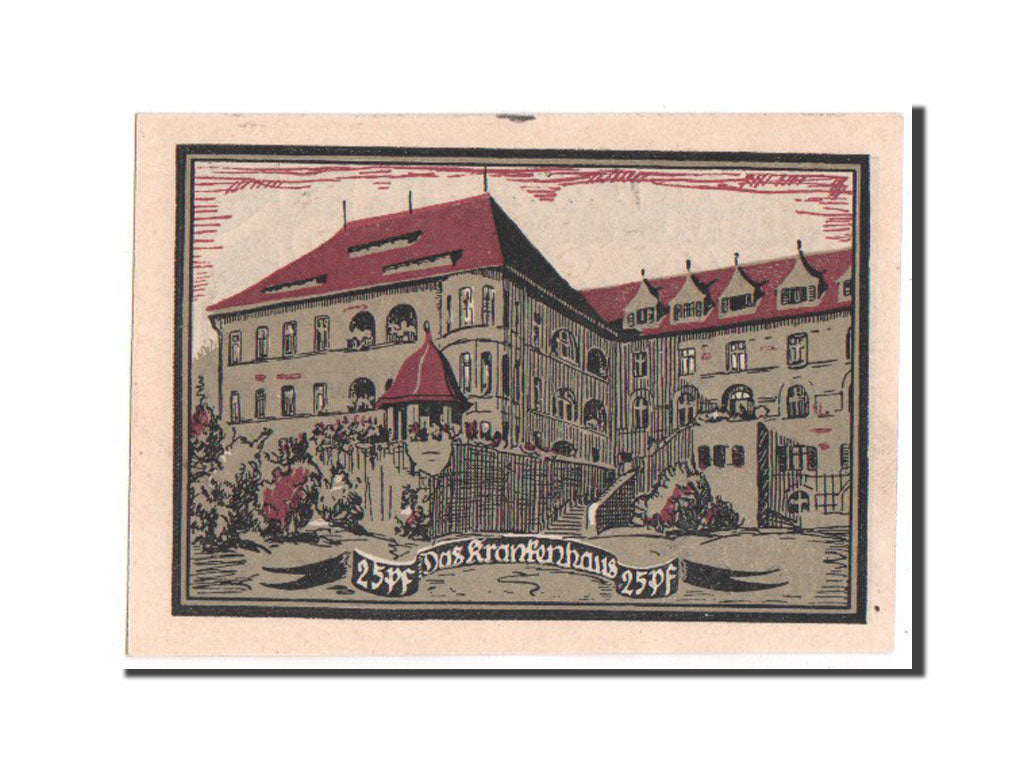 Banknote, Germany, Aschersleben, 25 Pfennig, 1921, UNC(64), Mehl:50.3