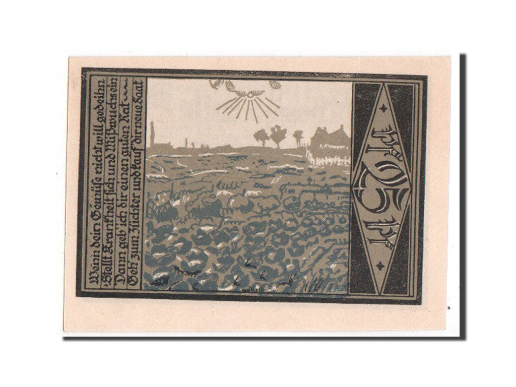 Banknote, Germany, Aschersleben, 25 Pfennig, 1921, UNC(65-70), Mehl:50.7