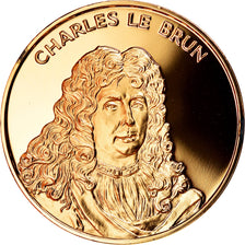 Frankrijk, Medaille, Charles Le Brun, La France du Roi Soleil, UNC-, Vermeil