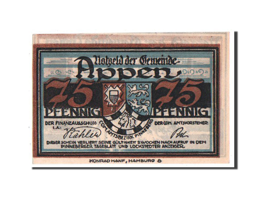 Banknote, Germany, Schleswig-Holstein, 25 Pfennig, 1921, UNC(65-70), Mehl:39.1