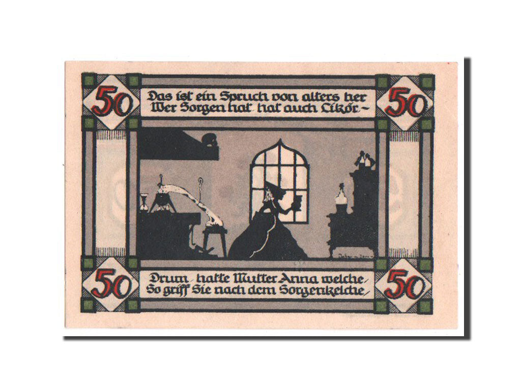 Banknote, Germany, Annaburg Stadt, 50 Pfennig, 1921, 1921-08-01, UNC(64)