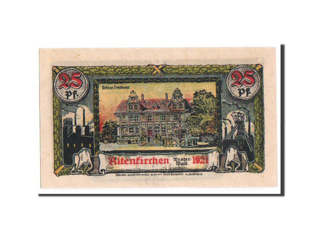 Banknote, Germany, Rheinland, 25 Pfennig, 1921, UNC(63), Mehl:24.1a