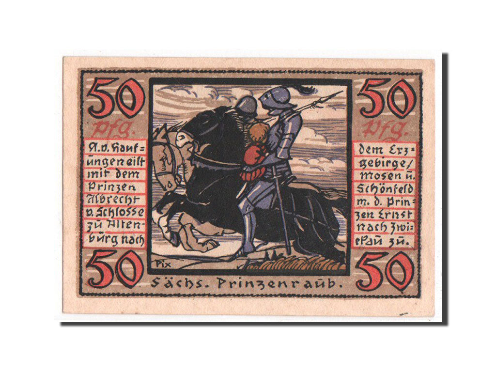 Banknote, Germany, Sachsen-Altenburg, 50 Pfennig, 1923, UNC(63), Mehl:21.1a