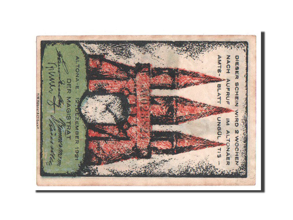 Banknote, Germany, Altona, 80 Pfennig, 1921, UNC(64), Mehl:30.3a