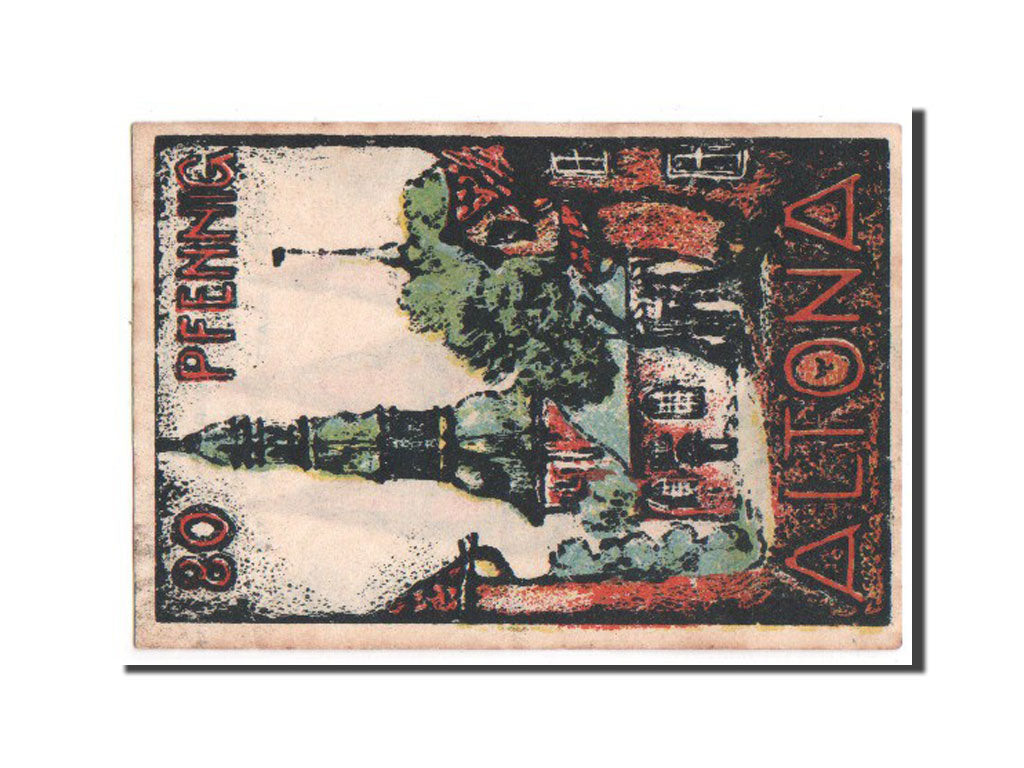 Banknote, Germany, Altona, 80 Pfennig, 1921, UNC(64), Mehl:30.3a