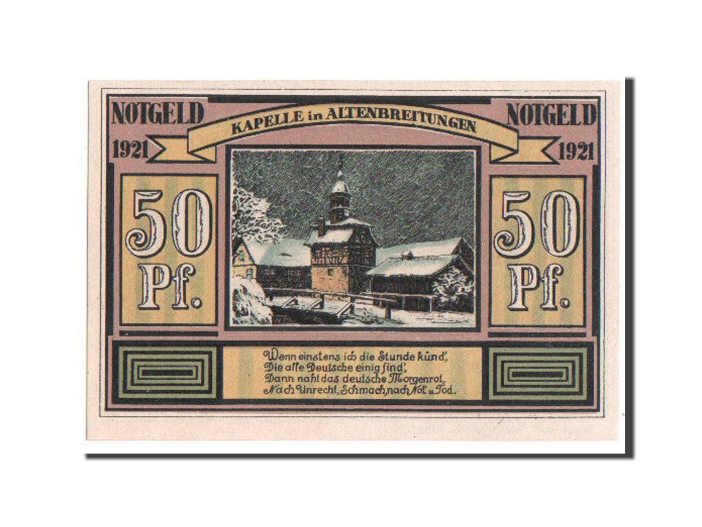 Banknote, Germany, Sachsen-Meiningen, 50 Pfennig, 1921, UNC(63), Mehl:18.1.4