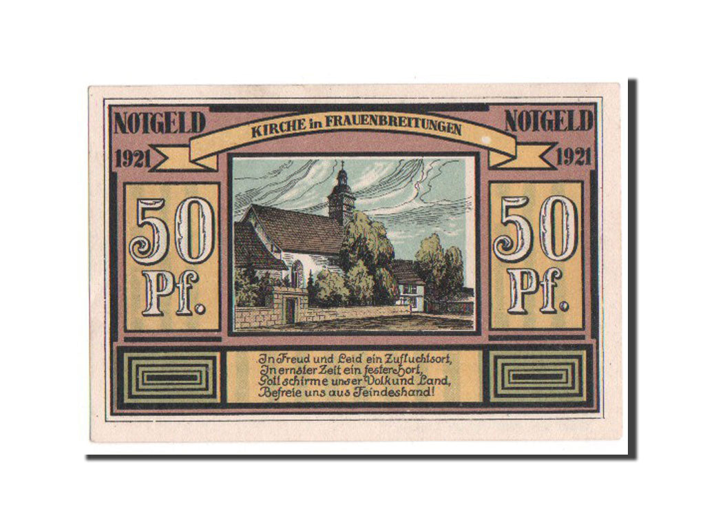 Banknote, Germany, Sachsen-Meiningen, 50 Pfennig, 1921, UNC(63), Mehl:18.1.3