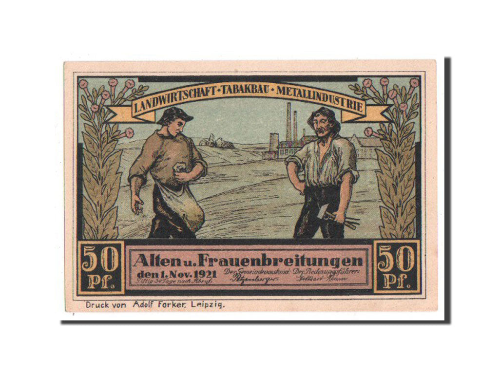 Banknote, Germany, Sachsen-Meiningen, 50 Pfennig, 1921, UNC(63), Mehl:18.1.2