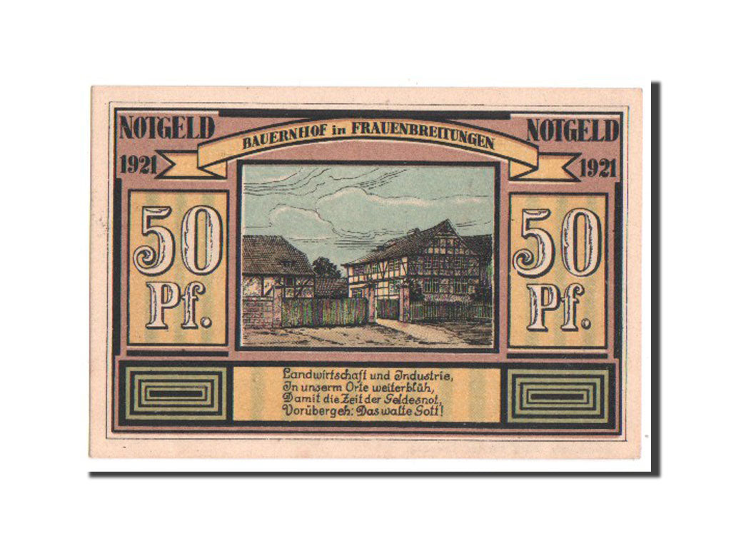 Banknote, Germany, Sachsen-Meiningen, 50 Pfennig, 1921, UNC(63), Mehl:18.1.2