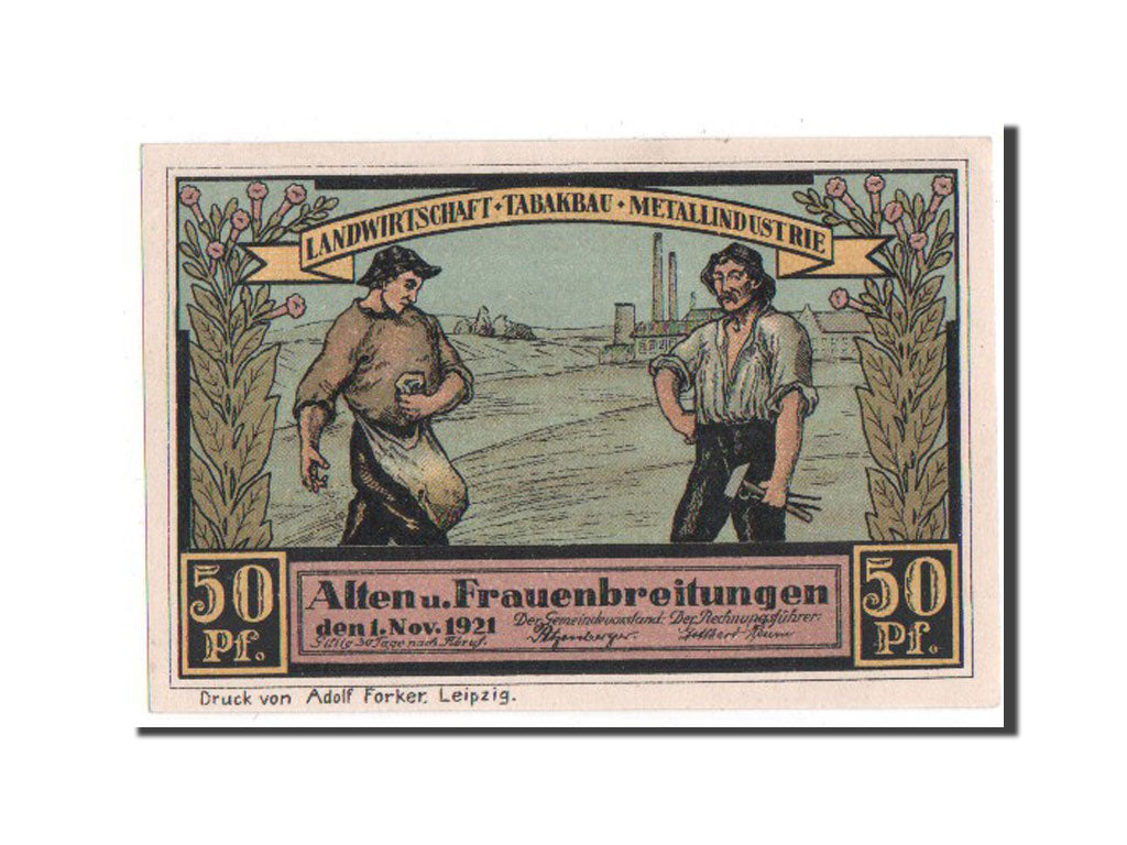 Banknote, Germany, Sachsen-Meiningen, 50 Pfennig, 1921, UNC(63), Mehl:18.1.1