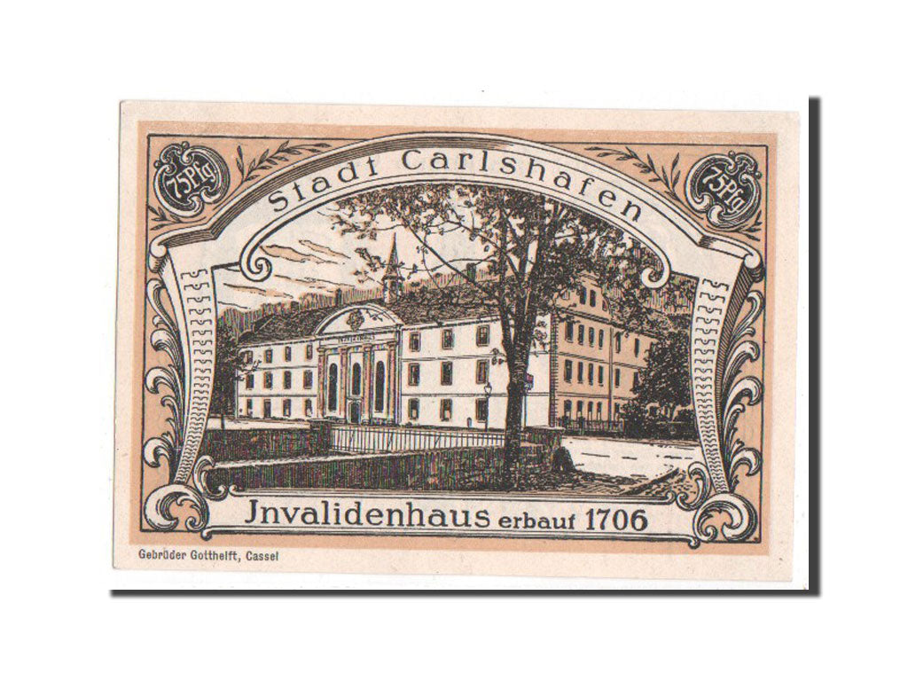 Billet, Allemagne, Hessen-Nassau, 75 Pfennig, 1922, NEUF, Mehl:222.1a