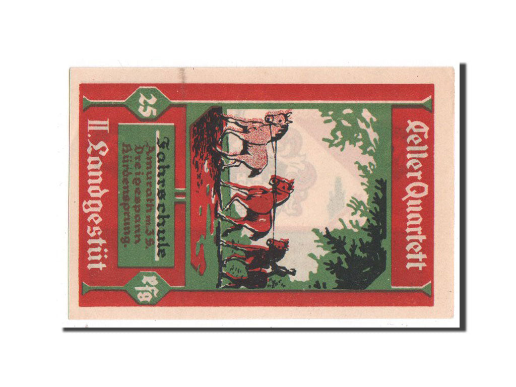 Banknote, Germany, Celle, 25 Pfennig, 1922, UNC(65-70), Mehl:226.2a