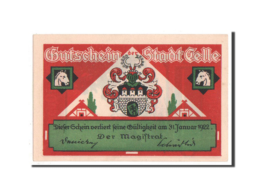 Banknote, Germany, Celle, 100 Pfennig, 1922, UNC(65-70), Mehl:226.2a
