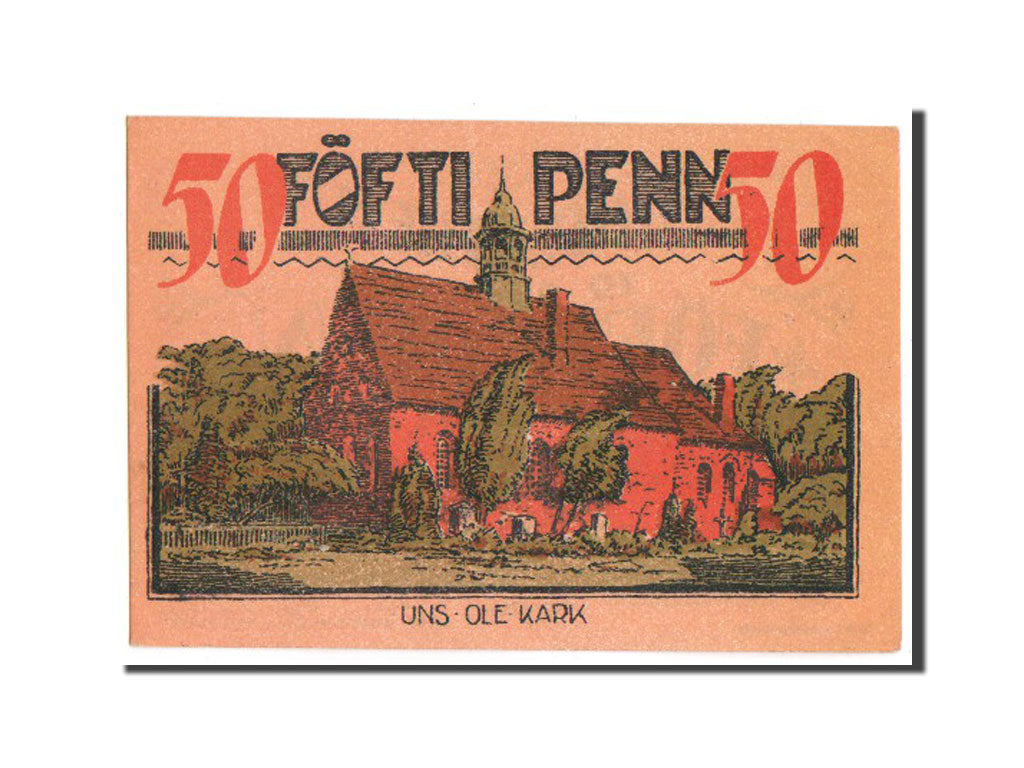 Banknote, Germany, Schleswig-Holstein, 50 Pfennig, 1921, UNC(63), Mehl:159.1