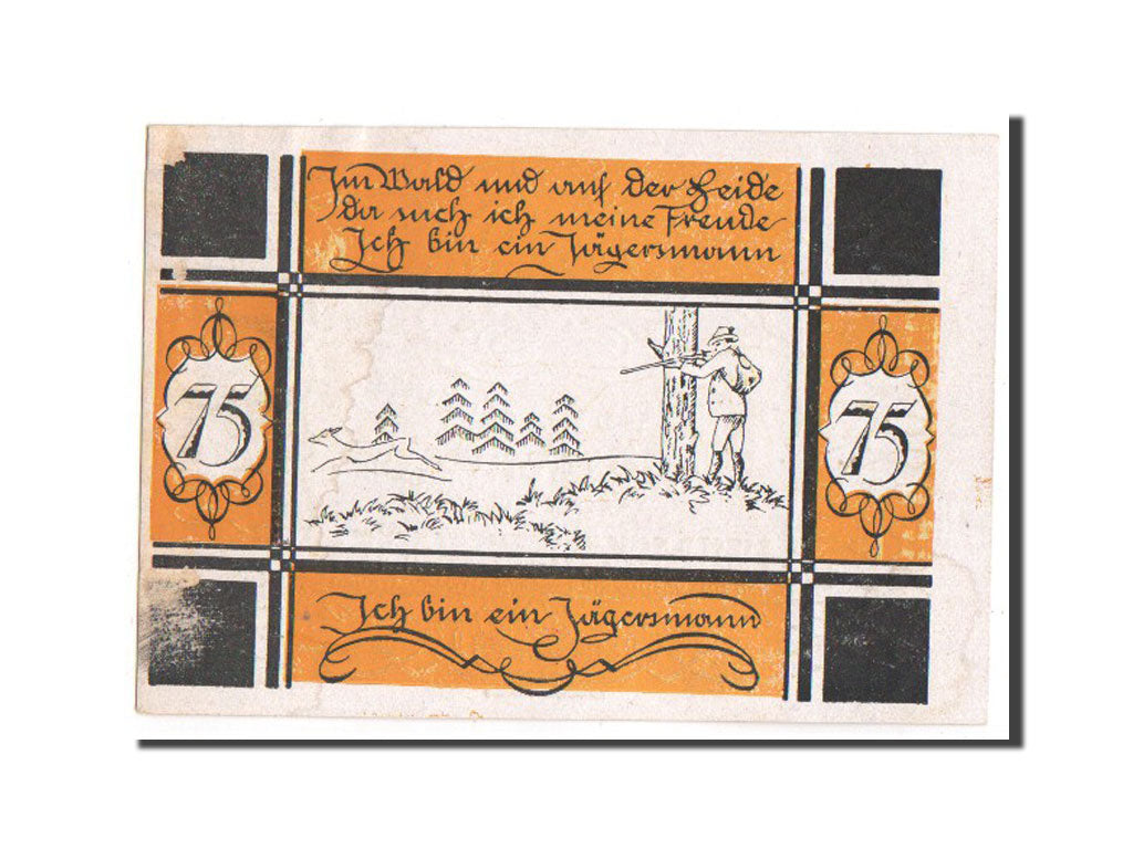 Banknote, Germany, Bilsen, 75 Pfennig, 1921, UNC(63), Mehl:105.1