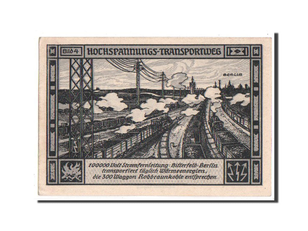 Banknote, Germany, Bitterfeld Stadt, 75 Pfennig, 1921, UNC(63), Mehl:111.4