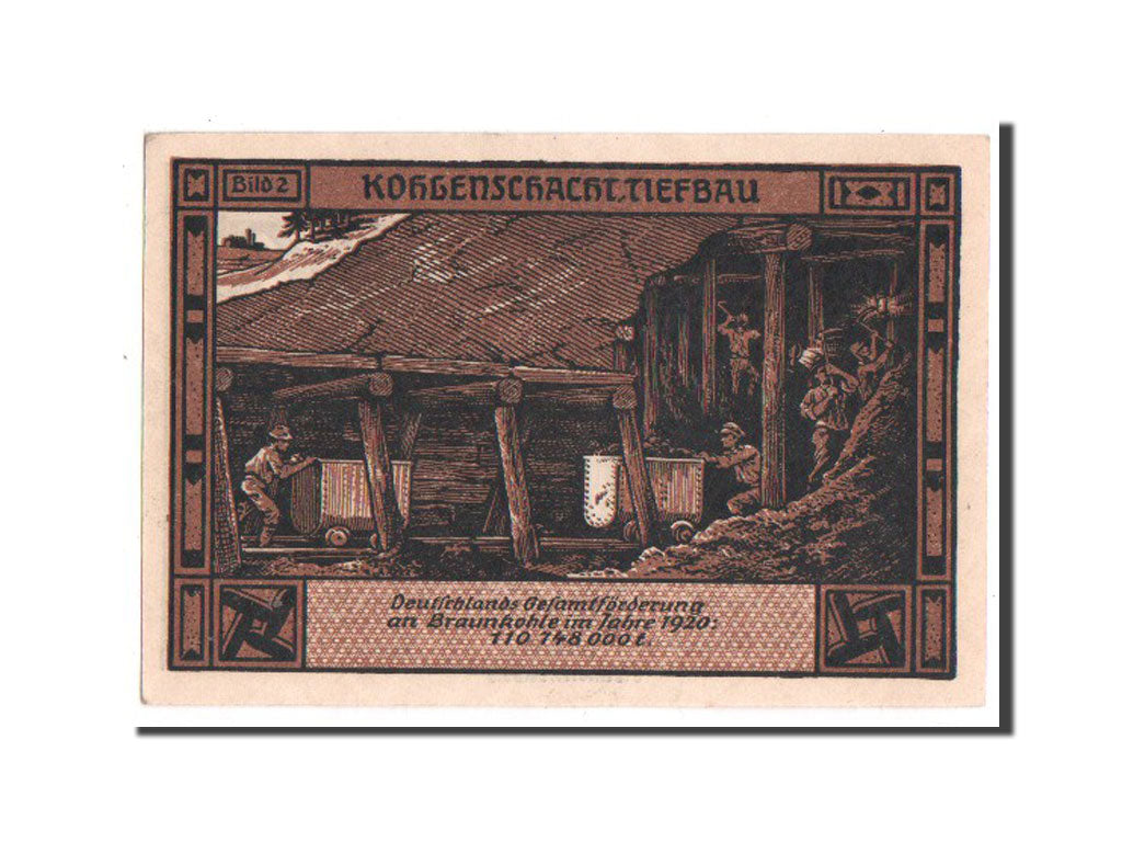Banknote, Germany, Bitterfeld Stadt, 50 Pfennig, 1921, UNC(65-70), Mehl:111.3