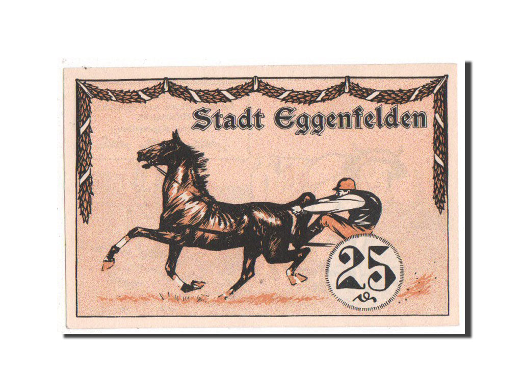 Banknote, Germany, Eggenfelden Stadt, 25 Pfennig, 1922, UNC(63), Mehl:310.1