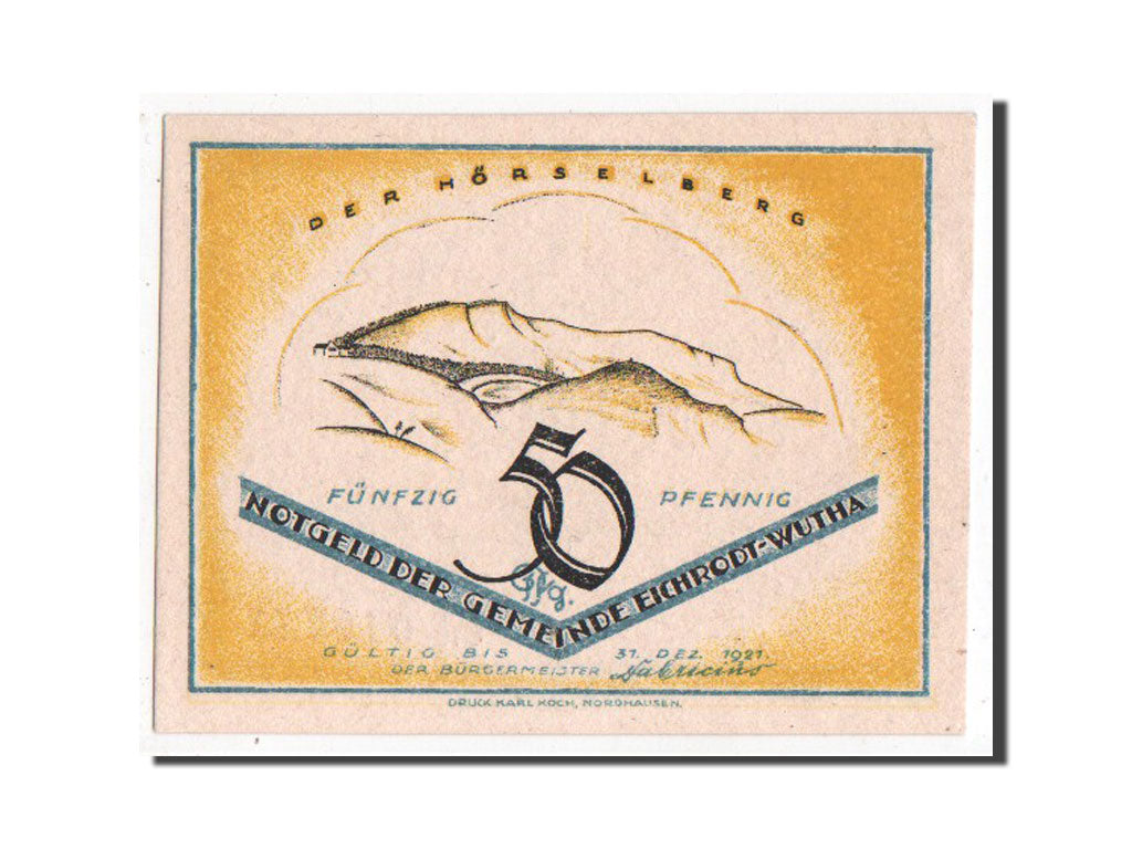 Banknote, Germany, Sachsen-Weimar-Eisenach, 50 Pfennig, 1921, UNC(63)