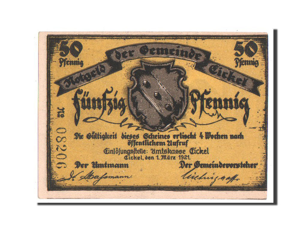 Banknote, Germany, Reuß jüngere Linie, 50 Pfennig, 1921, UNC(60-62)