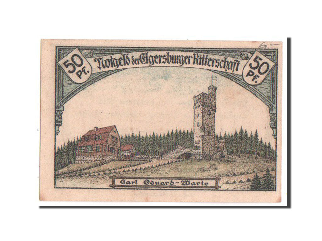 Banconote, Germania, Elgersburg Bad, 50 Pfennig, 1921, SPL, Mehl:328.1