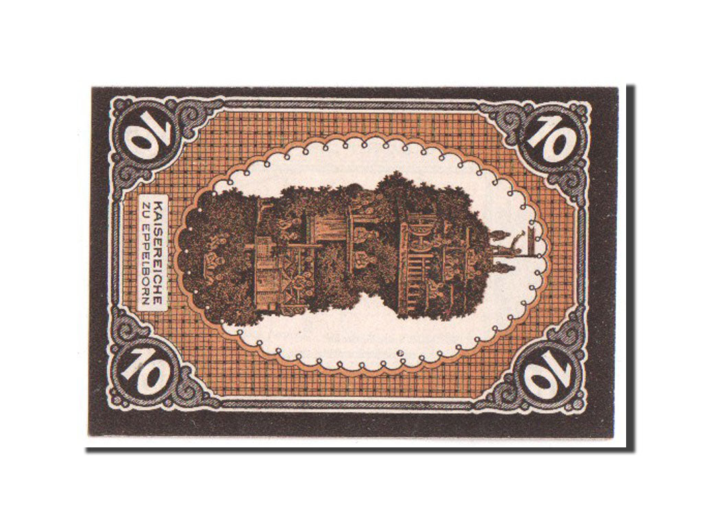 Banknote, Germany, Eppelborn Dirmingen Burgermeisterel, 10 Pfennig, 1921