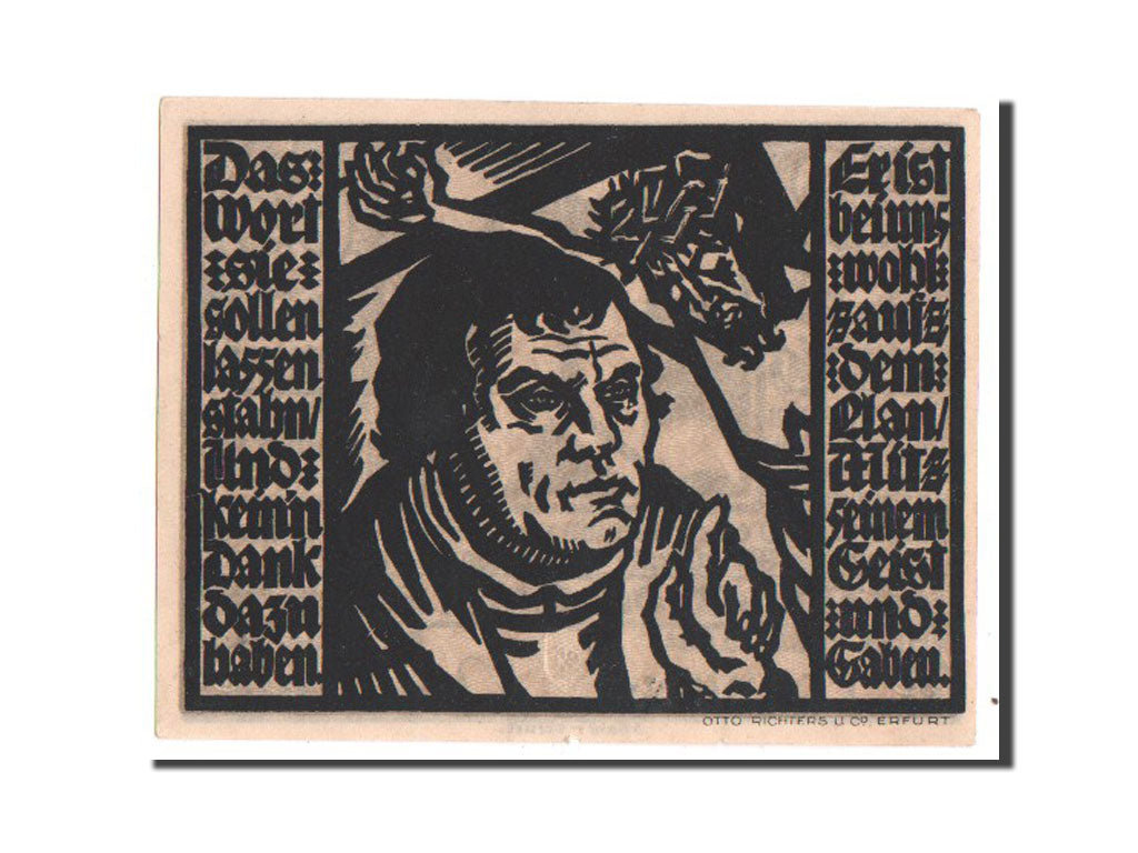 Banknote, Germany, Provinz Sachsen, Thüringischer Teil, 50 Pfennig, 1921