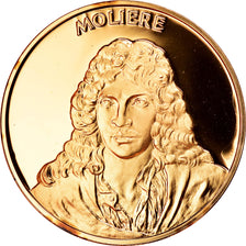 France, Medal, Molière, La France du Roi Soleil, MS(63), Vermeil