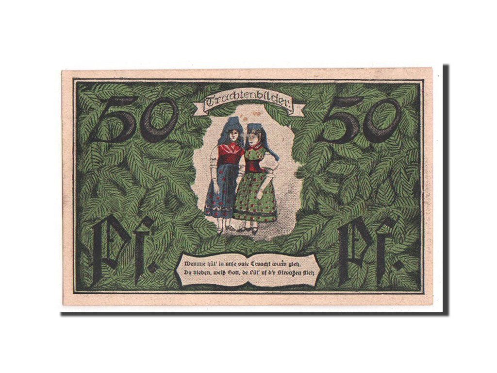 Banknote, Germany, Provinz Sachsen, Thüringischer Teil, 50 Pfennig, 1921