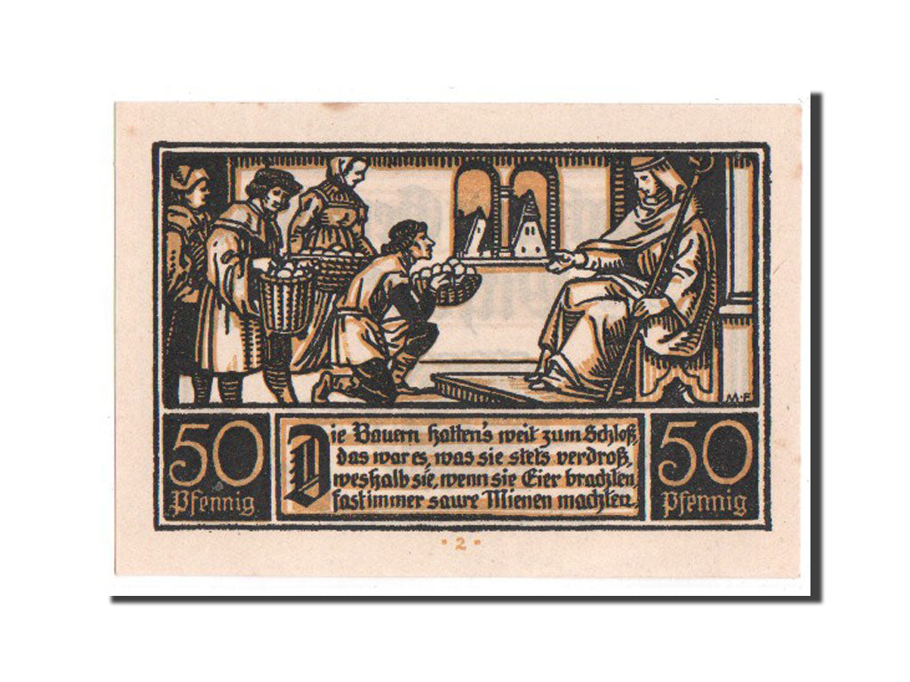 Banknote, Germany, Ditfurt Gemeinde, 50 Pfennig, 1922, UNC(63), Mehl:275.2