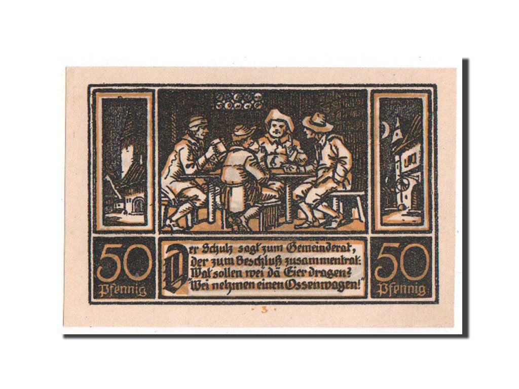 Banknote, Germany, Ditfurt Gemeinde, 50 Pfennig, 1922, UNC(65-70), Mehl:275.2