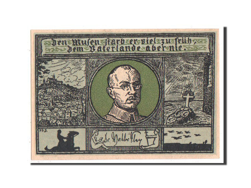 Banknote, Germany, Eisenach Stadt, 50 Pfennig, 1921, UNC(65-70), Mehl:318.2