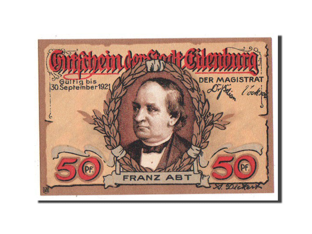Banknote, Germany, Eilenburg Stadt, 50 Pfennig, 1921, UNC(65-70), Mehl:315.1