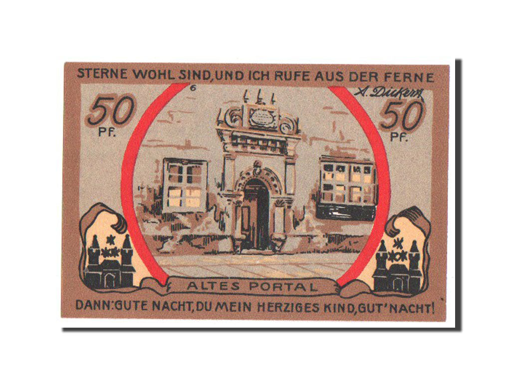 Banknote, Germany, Eilenburg Stadt, 50 Pfennig, 1921, UNC(65-70), Mehl:315.1