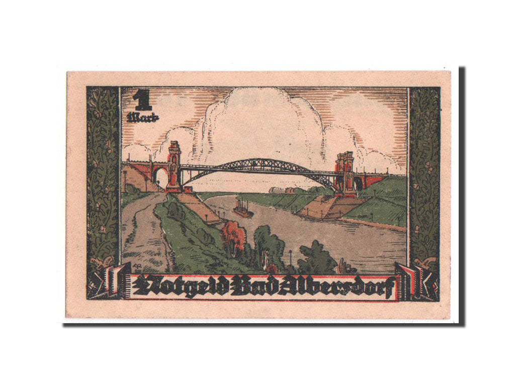 Banknote, Germany, Albersdorf Bad Gemeinde, 1 Mark, 1922, UNC(63), Mehl:9.1
