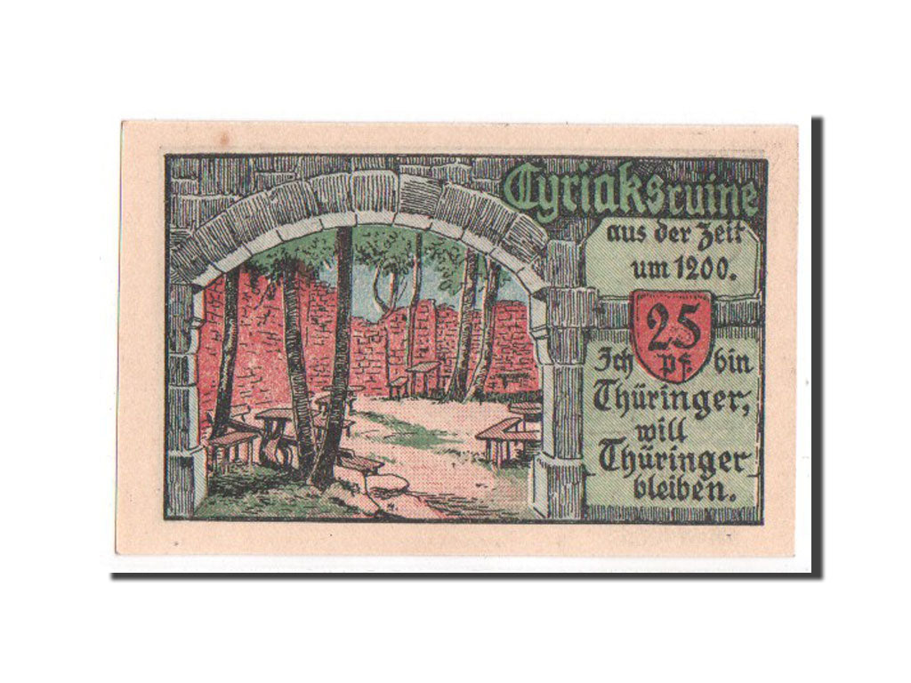 Banknote, Germany, Camburg a.d. Saale, 25 Pfennig, 1921, UNC(63), Mehl:215.2b