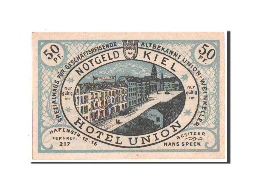 Banknote, Germany, Schleswig-Holstein, 50 Pfennig, 1921, UNC(63), Mehl:693.2