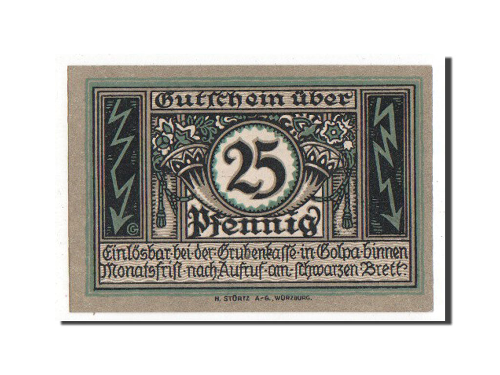Banknote, Germany, Provinz Sachsen, 25 Pfennig, 1921, UNC(63), Mehl:454.1